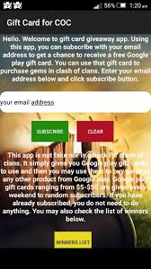 Looking for ideally for us local. Free Gift Cards Clash Of Clans For Android Apk Download