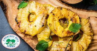 Repeat process until all sides have caramelized slightly and have grill marks. Celebrate National Grilling Month With Grilled Pineapple Chestnut Hill Farmschestnut Hill Farms