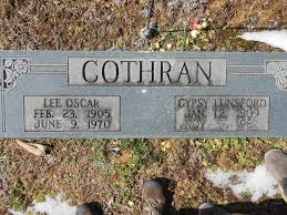 Gypsy Thomas Lunsford Cothran (1909-1982)