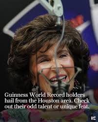 The Bayou City's suburbs are home to numerous Guinness World Record holders  with unique talents, grand scales or impressive longevity. ⁠ ⁠ To see some  of the Guinness World Record holders in
