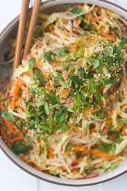 Cold Noodle Salad With Cabbage Naturally Ella Cabbage Recipes Noodle Salad Cold Cabbage Salad