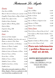 Hotel rural los ángeles is located in the heart of vegas de coria. Hotel Rural Restaurante Los Angeles Home Vegas De Coria Extremadura Spain Menu Prices Restaurant Reviews Facebook