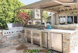 مطابخ مفتوحة دورين شاليهات دواليب خارجية عادية فيها شباك كوكتيل جامد