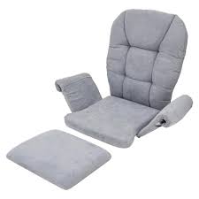 Shermag Universal Cushion Set Gray Grey Glider Replacement Cushions Nursery Rocking Chair Cushion Rocking Chair Makeover