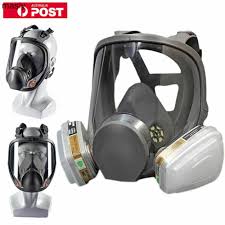 Full Face Vapour Gas Dust Mask Respirator For 3m 6800 Spray Paint Masks 7 In 1 Shopee Malaysia