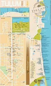 Tulum On A Map Tulum Hotels And Sightseeings Map