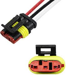 Ks 03 weather proof automotive conne. Amazon Com Huiqiaods 3 Pin Way Auto Waterproof Electrical Connector Pigtail With Wire 18 Awg Marine For Car Boat Ect 5 Pack Automotive