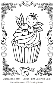 Collection by gloria kammerman • last updated 5 weeks ago. Easy Coloring Pages In Large Print Coloring Books Cupcake Coloring Pages Easy Coloring Pages