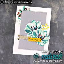 Stampin up card ideas gallery. Art Gallery Stamp From Fine Art Floral Suite Mitosu Crafts