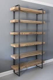 Handmade Wooden Book Rack Wooden Shelf Etsy In 2020 Reclaimed Wood Bookcase Reclaimed Wood Shelves Wood Shelving Units