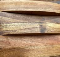 Linear Curve Wood Mosaic Wall Panel