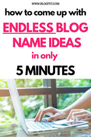 You want it to be catchy and memorable, and it also needs to be available as a.com. How To Come Up With A Blog Domain Name The Y Guide