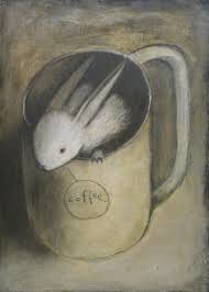 Little Coffee Rabbit By Sethfitts On Deviantart Bunny Art Rabbit Art Rabbit