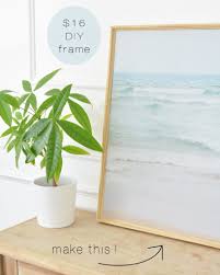 Determine how long you want the overall frame to be and cut the sides to that length. Diy Double Edge Floating Frame Great Source For Canvas Prints Centsational Style