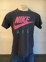 Black And Neon Green Nike Shirt Nike Air Shirt 90s Vintage Burn Out Black Mirror Image Double Etsy Nike Air Shirt 90s Shirts Shirts
