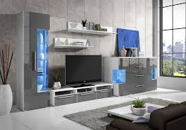 Living Room Furniture Roma High Gloss Set With Led Sideboard Tv Stand Cabinet Tv Stand Sideboard Tv Stand Cabinet Beautiful Houses Interior