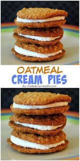 Homemade Oatmeal Cream Pies Homemade Oatmeal Oatmeal Cream Pies Cream Pie Recipes