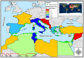 Map of the mediterranean sea from open natural earth data, 2020. Water Free Full Text The Issue Of Groundwater Salinization In Coastal Areas Of The Mediterranean Region A Review Html