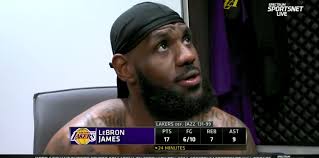 Watch LeBron James Realize He's Older Than Utah's Head Coach