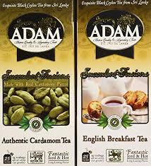 Adam Tea Combo, English Breakfast/Cardamom, 300 Count