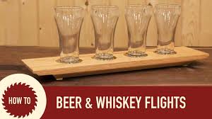 Wooden beer mugs come in 3 different sizes, and an array of styles. Woodworking How To Make A Beer Flight A Whiskey Flight And A Candle Holder Youtube