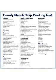 19 sample beach packing lists in pdf ms word