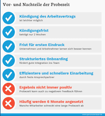 Ein unbefristetes arbeitsvertrag bei übertariflicher bezahlung, ug + wg, ect. Probezeit Rechte Und Pflichten Personalwissen De Personalwissen