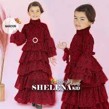 Baju gamis anak perempuan model baju anak muslim selma. Harga Dress Brukat Bayi Anak Fashion Muslim Terbaik Agustus 2021 Shopee Indonesia