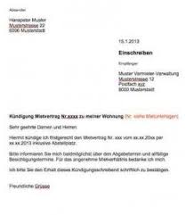 Kundigung Wohnung Vorlage Kundigung Vorlagen Vorlage Kundigung Wohnung