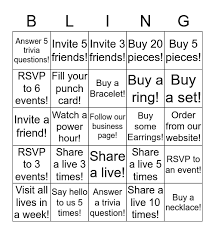 The more parties you hold, the more profits add up—as do the chances to introduce more people to paparazzi. Paparazzi Bling O Bingo Card
