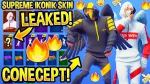 Find derivations skins created based on this one. New Supreme Off White Ikonik Skin Concept Showcase With Leaked Best Fortnite Emotes Youtube