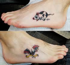 These animals were usually tattooed on the feet or behind the ankles.they traditionally symbolized survival from a shipwreck, and. Traditional Tattooing Pictures And Images Page Tattoo Photography Page Of Captain Bret S Tattoo Shop Newport Traditional Tattoo Chicken Tattoo Sailor Tattoos