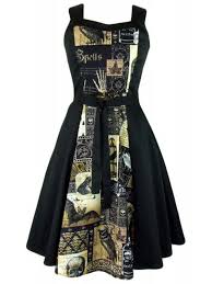 Hemet Women S Edgar Allen Poe Inspired Full Circle Dress Circle Dress Inspired Dress Cute Dresses