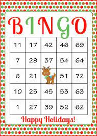 Christmas Bingo Cards Printable Download Prefilled Christmas Party Games Polka Dot Reindeer Ch3002 Bingo Cards Printable Valentine Bingo Cards Christmas Bingo Cards