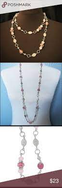 Premier Designs First Blush Necklace Limited Edition Antiqued Matte Silver Plated Glass Beads 36 N Blush Necklace Beautiful Jewelry Necklaces Kay Jewelry