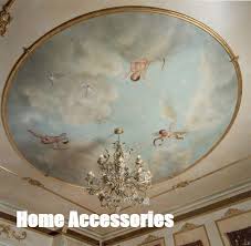 Big canvas paintings for home decor. Ceiling Medallion Ideas Ceiling Painting Ceiling Art Ceiling Murals
