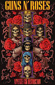 Our guns n' roses poster collection is the world's best, encompassing vintage and contemporary posters from the 1960s to today. Guns N Roses On Twitter Congrats To The Second Winner Of Our Poster Design Contest Dk13 Design Submit Your Work And You Could Win An Appetitefordestruction Super Deluxe And More For Details