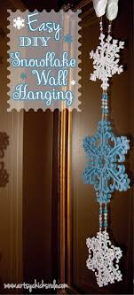 Check spelling or type a new query. Easy Diy Snowflake Wall Hanging Artsy Chicks Rule