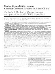 Rheumatoid arthritis patients are at higher risk of developing comorbidities. Https Www Aaojournal Org Article S0161 6420 07 00814 7 Pdf