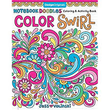 Handy 5 1/4 x 8 1/4 size fits in pocket or purse so you can color anywhere; Buy Notebook Doodles Color Swirl Coloring Activity Book Design Originals 32 Curly Swirly Designs Beginner Friendly Relaxing Inspiring Art Activities For Tweens On Extra Thick Perforated Pages Paperback November 1 2015