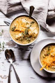 Broccoli Cheddar Chicken And Dumpling Soup Half Baked Harvest Recipe Dumplings For Soup Half Baked Harvest Recipes Broccoli Cheddar Chicken