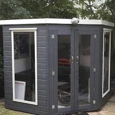 7 x 7 waltons premier corner summerhouse shedplans corner summer house diy shed plans corner sheds