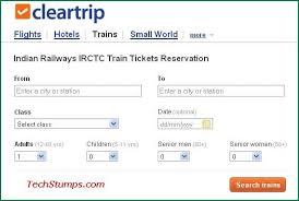 Indian Railways Is The Largest Industry And So Many Of Peoples Booking Train Tickets In A Day Generally All Of T Train Tickets Train Ticket Booking Cleartrip