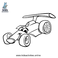 But it's not just in cartoons, movies or series that one can find outstanding cars, many video games are based on the use of race cars, or even firemen driving trucks, ambulances, taxis, police and many others! Free Printable Cute Car Coloring Pages For Kids Kids Activities