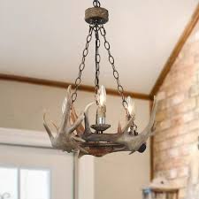 Antler Chandelier 3 Lights Lnc Home