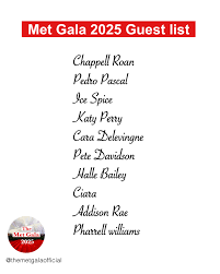 The Met Gala Details Are Coming + Guest List? - Entertainment ...
