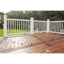 Wondering how to install deck railing on a wood deck? Amerhart Transform Level Rail Kit With Square Balusters 36 Rail Height