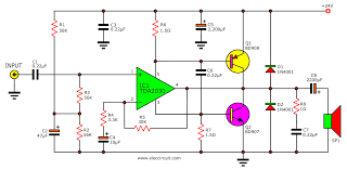 Mini amplifier use 1 transistor tip41 5v dc. Kumpulan Skema Amplifier Mini Lengkap Stereo Mono Jandelatv