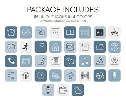 Ios14 App Icons Blue White Theme 460 Ios14 Icons 115 Etsy In 2021 App Icon Iphone Wallpaper App Iphone App Design