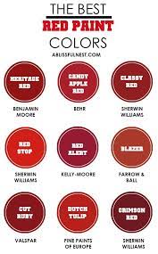 The page contains red and similar colors including their accompanying hex and rgb codes. Do You Love The Color Red But Don T Know How To Add It Into Your Home Decor We Ve Got Design Tips Just For You Red Paint Colors Best Red Paint Color